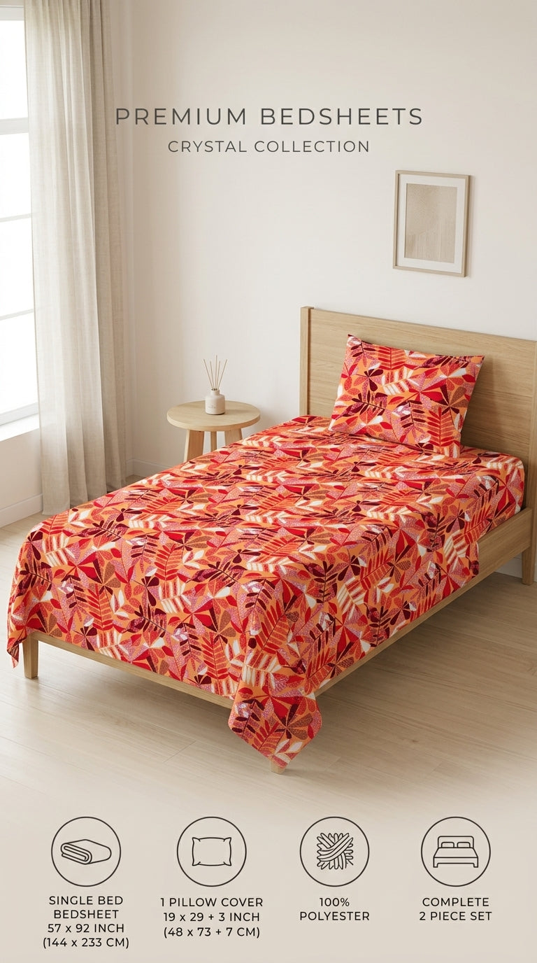 Crystal Cotton Double Bed Sheet HT110807