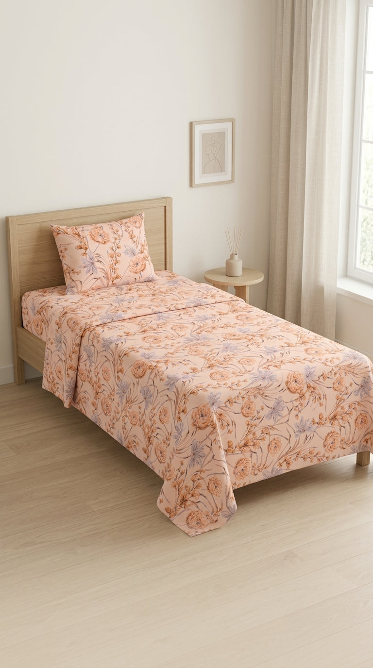 Crystal Cotton Double Bed Sheet HT110807