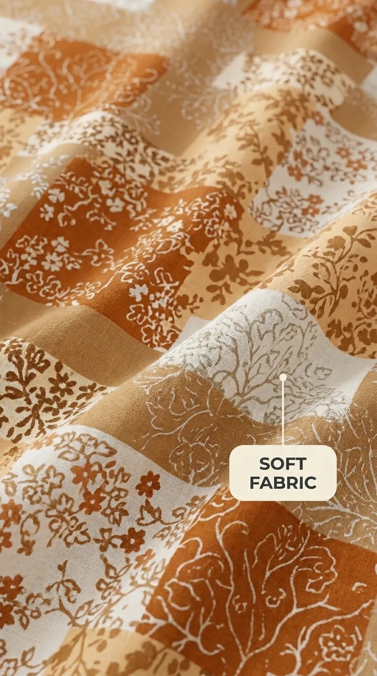 Stylo Single Bed Sheet Brown HT109502