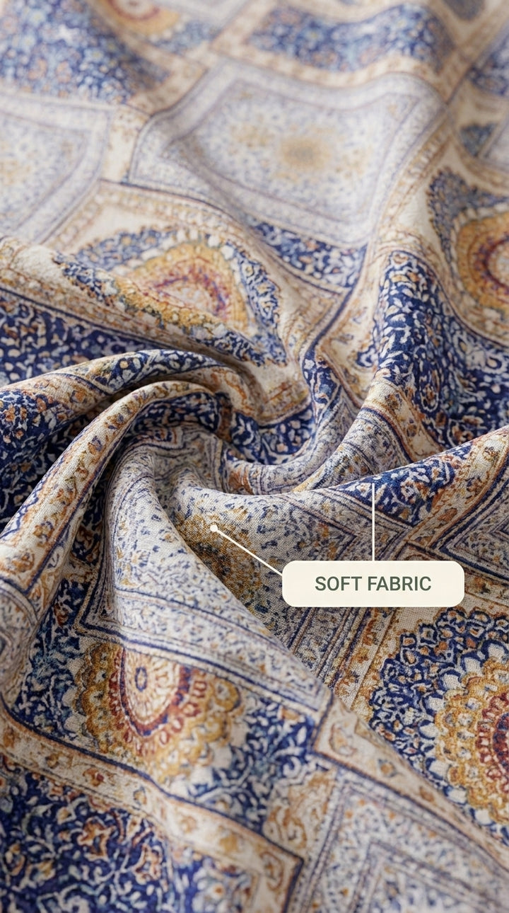 Crystal Cotton Double Bed Sheet HT110807