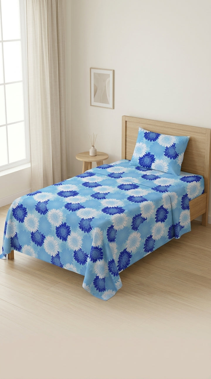 Crystal Cotton Double Bed Sheet HT110807