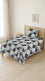 Stylo Single Bed Sheet Grey HT110107