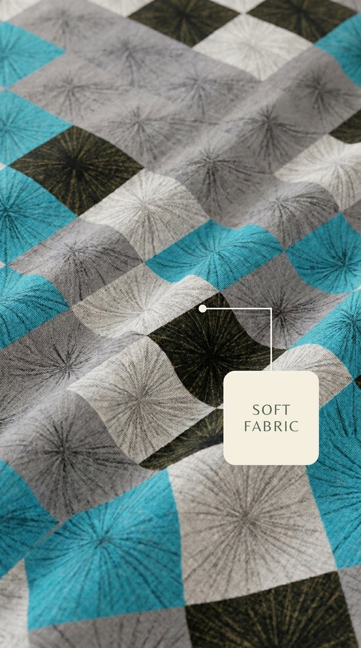 Crystal Cotton Double Bed Sheet HT110807