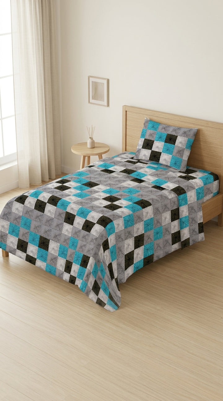 Crystal Cotton Double Bed Sheet HT110807