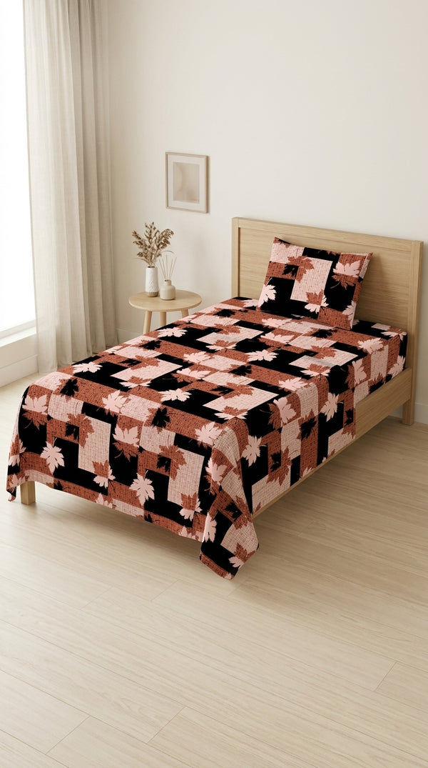 Crystal Cotton Single Bed Sheet HT110302