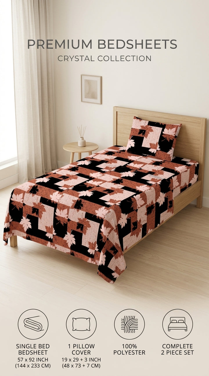 Crystal Cotton Double Bed Sheet HT110807