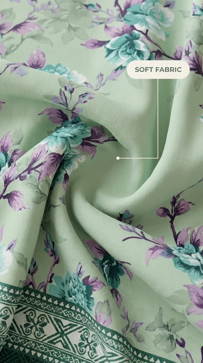 Crystal Cotton Single Bed Sheet HT110753