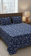 Stylo Double Bed Sheet Blue HT111612