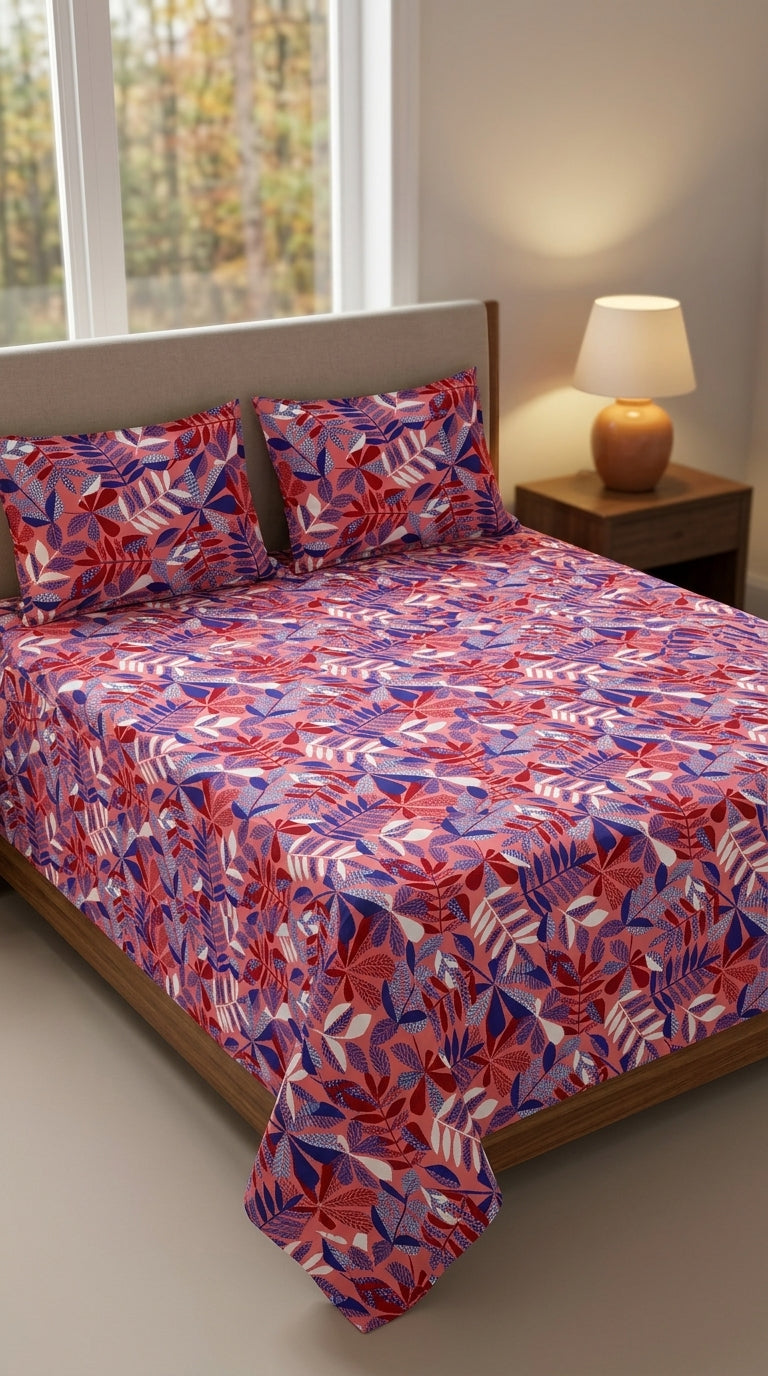 Crystal Cotton Double Bed Sheet HT110807