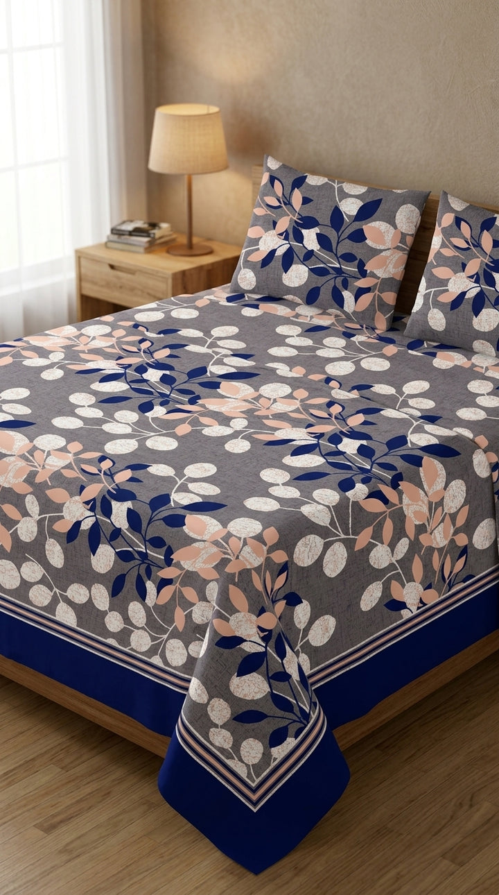 Crystal Cotton Double Bed Sheet HT110807