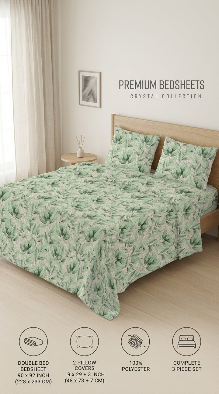 Crystal Cotton Double Bed Sheet HT110807
