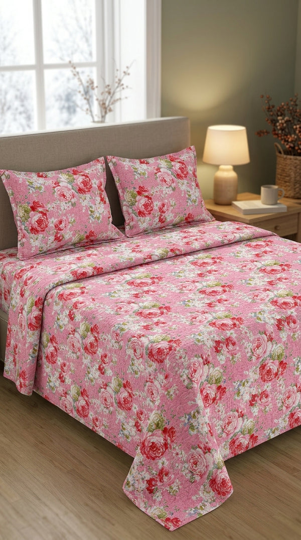 Crystal Cotton Double Bed Sheet HT113018