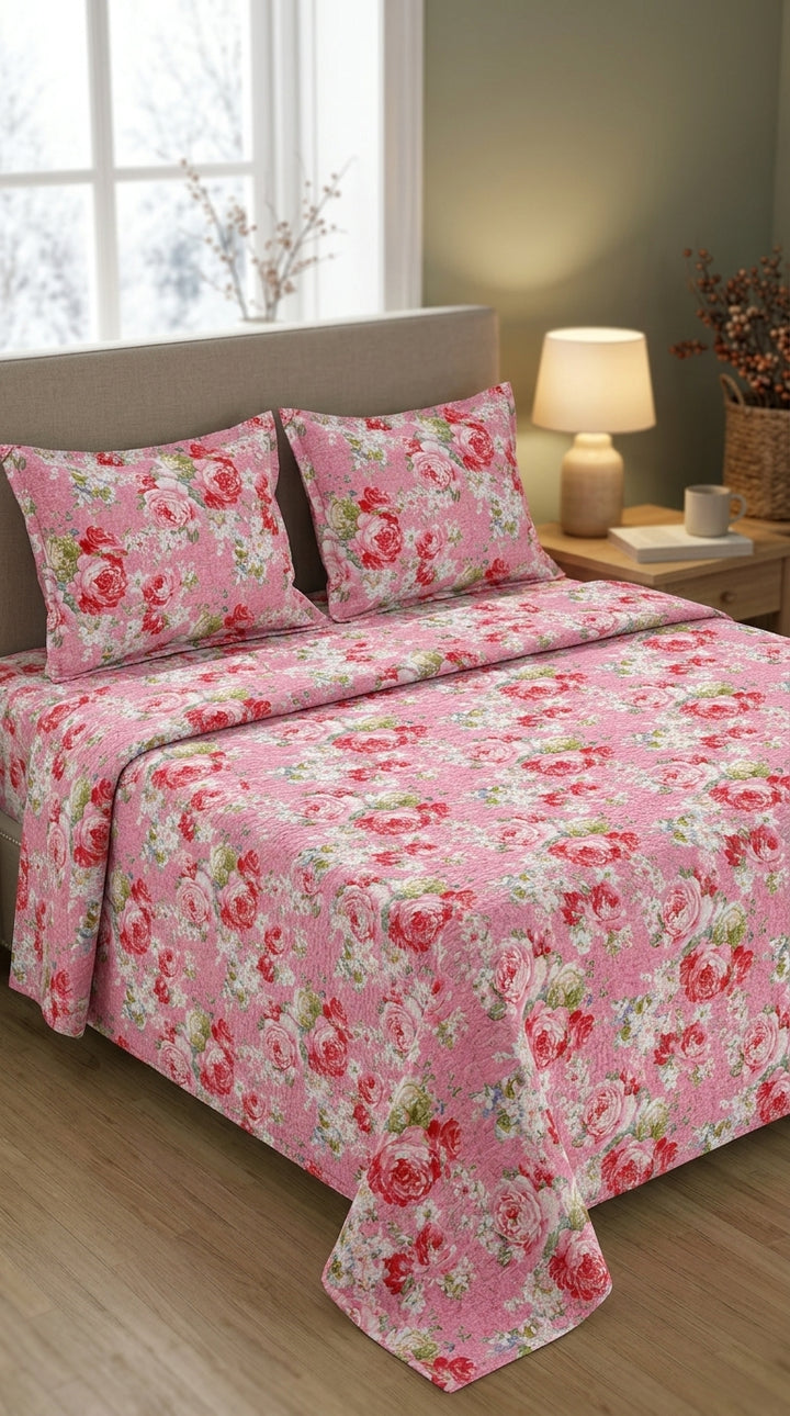 Crystal Cotton Double Bed Sheet HT110807