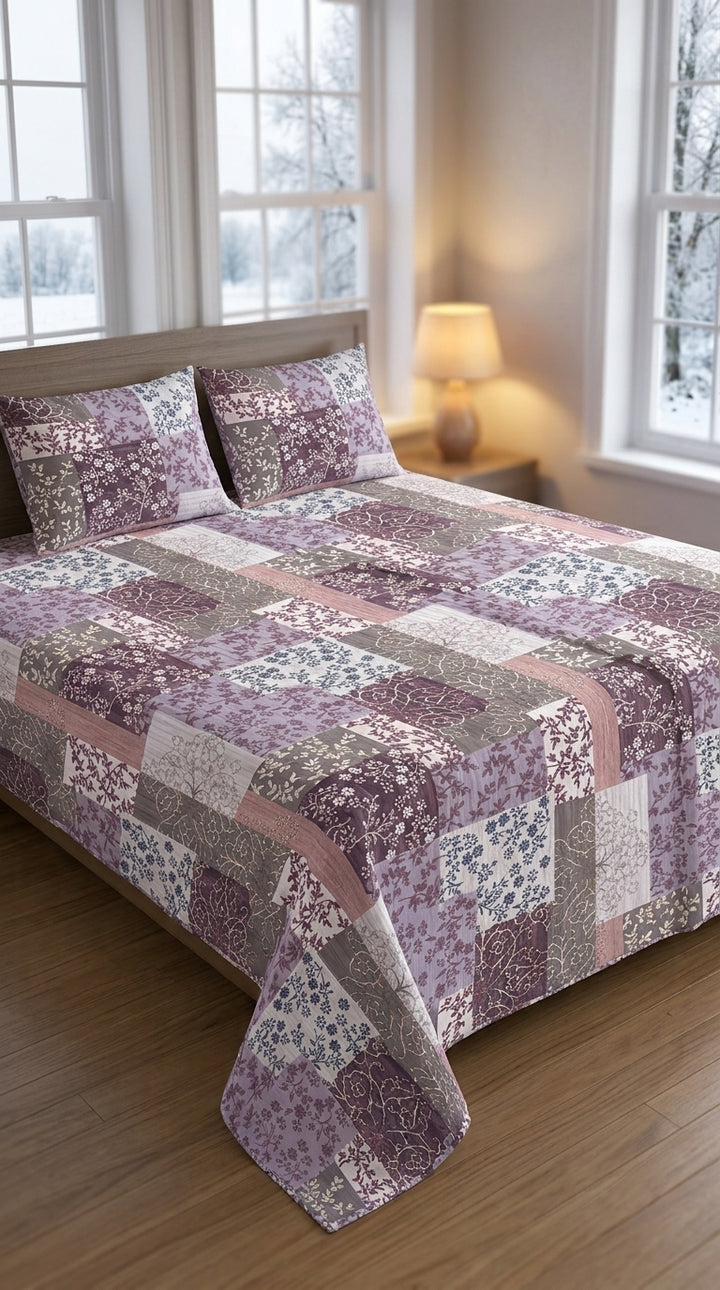 Crystal Cotton Double Bed Sheet HT110807