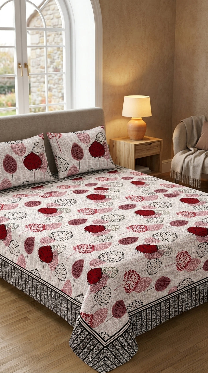 Crystal Cotton Double Bed Sheet HT110807