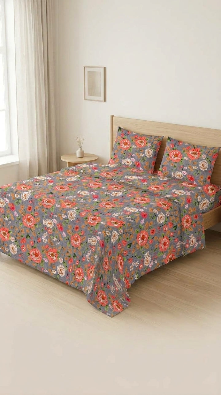 Crystal Cotton Double Bed Sheet HT110807