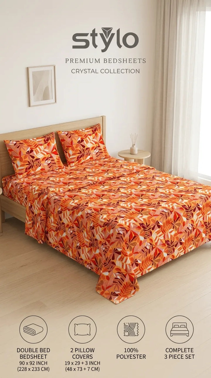 Stylo King Bed Sheet Mustard HT114906