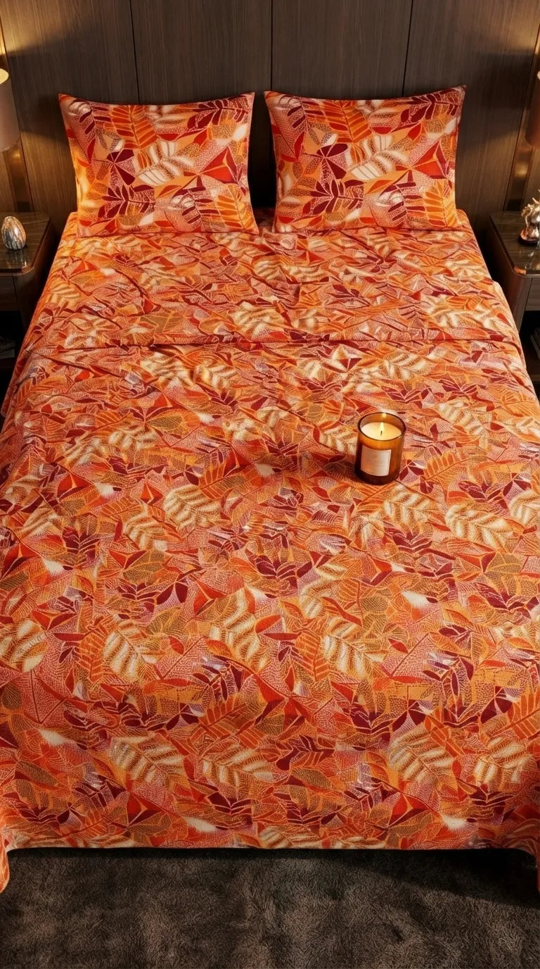 Stylo King Bed Sheet Mustard HT114906