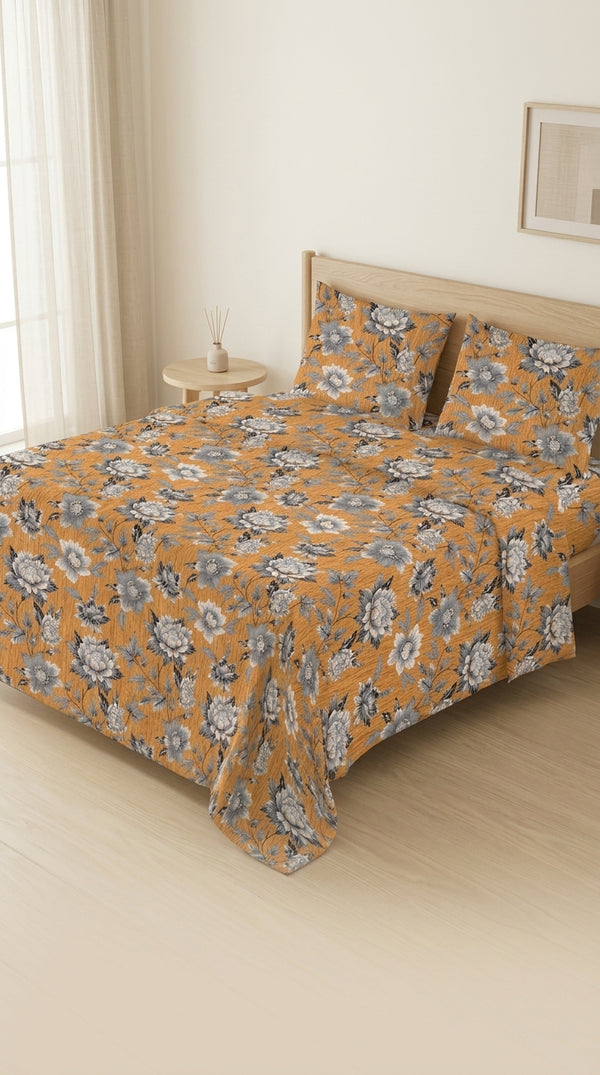 Crystal Cotton King Bed Sheet HT115002