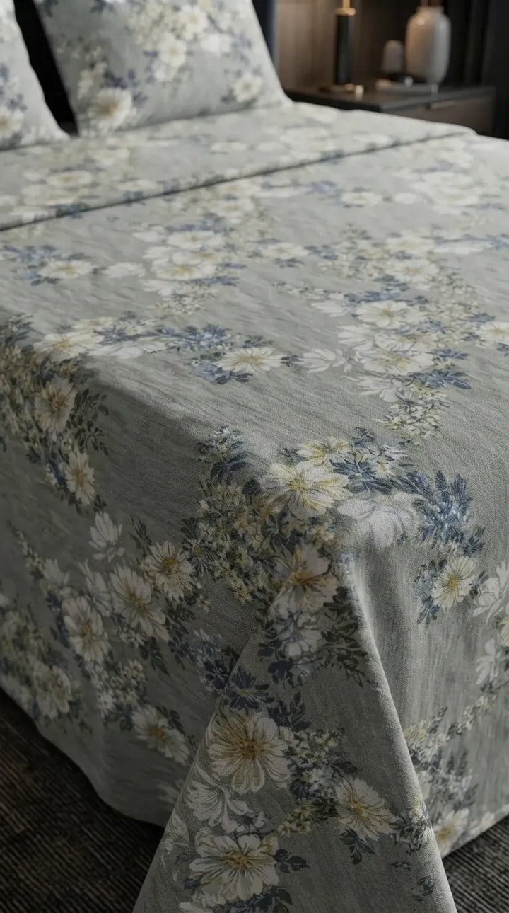 Stylo King Bed Sheet Grey HT115107