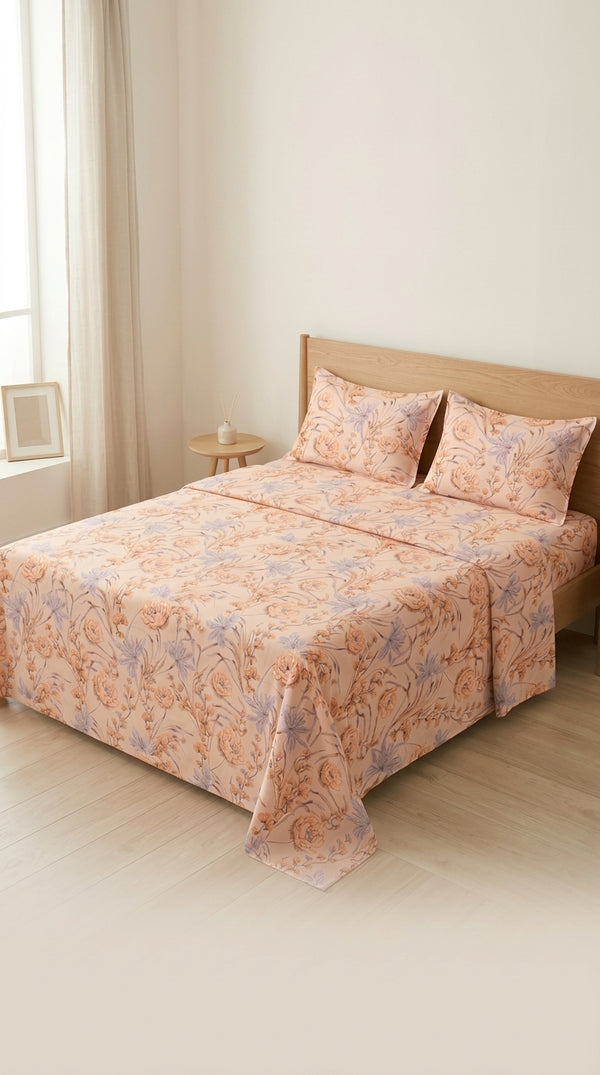 Crystal Cotton King Bed Sheet HT115302
