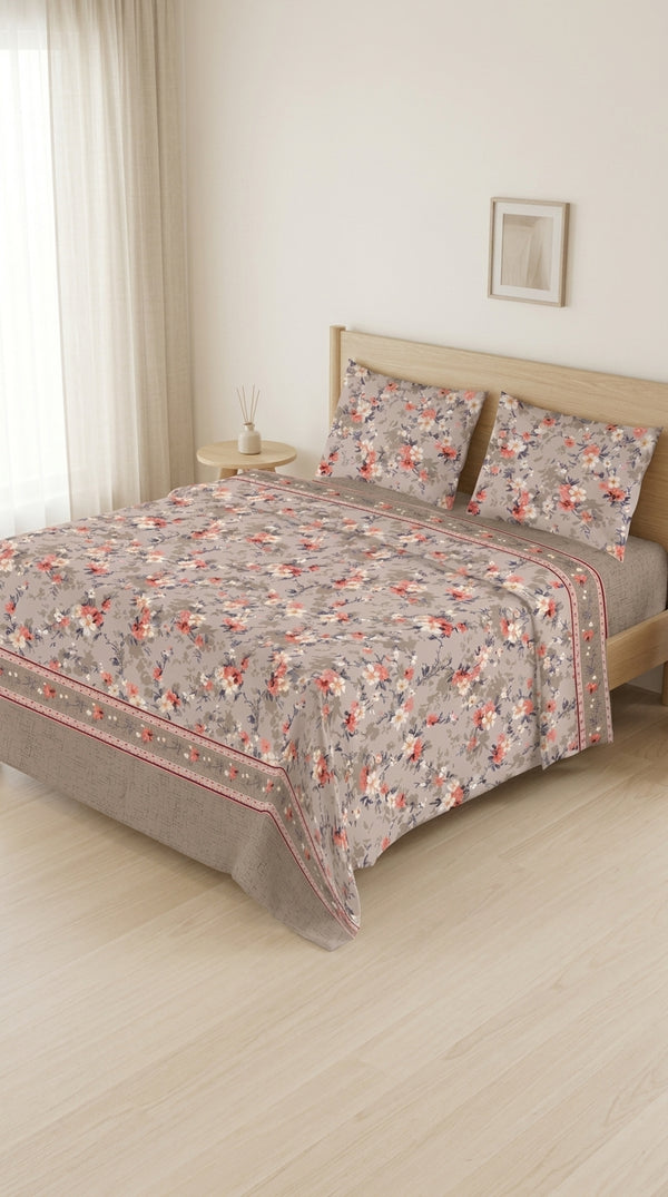 Crystal Cotton King Bed Sheet HT115607