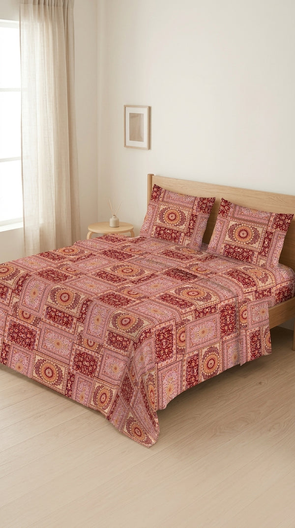 Crystal Cotton King Bed Sheet HT115805