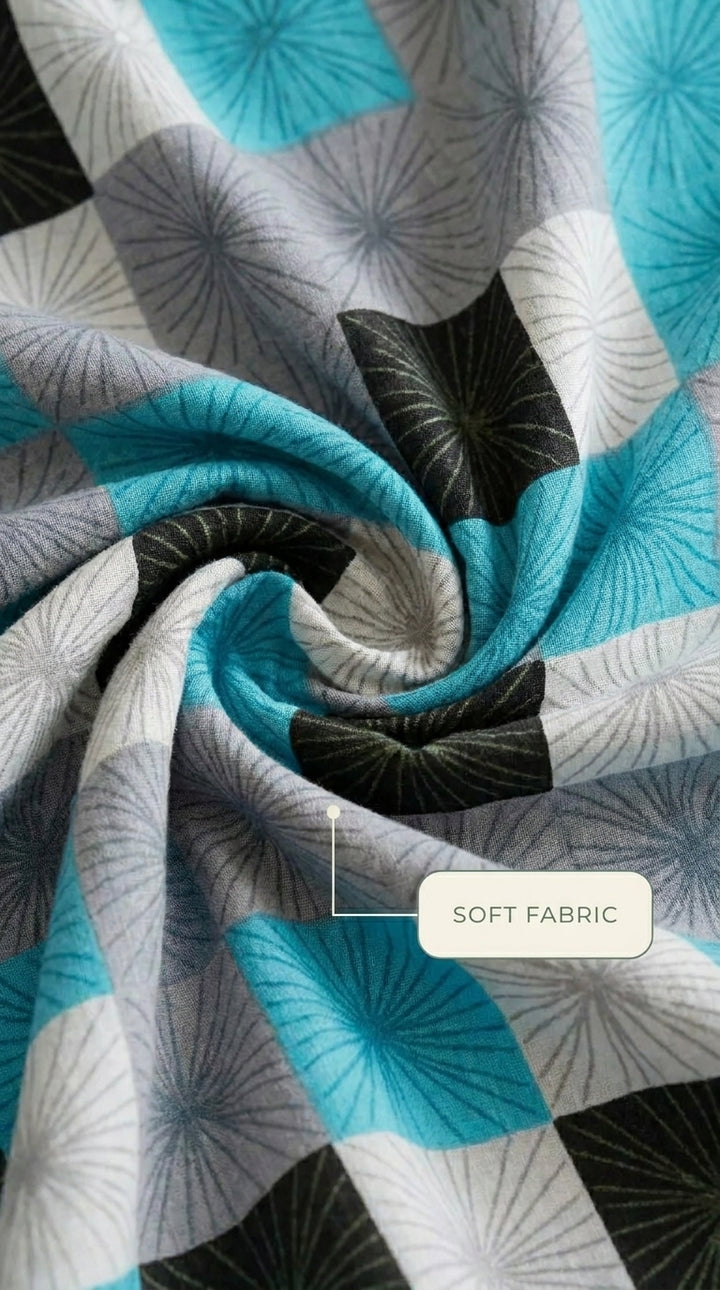 Crystal Cotton Double Bed Sheet HT110807