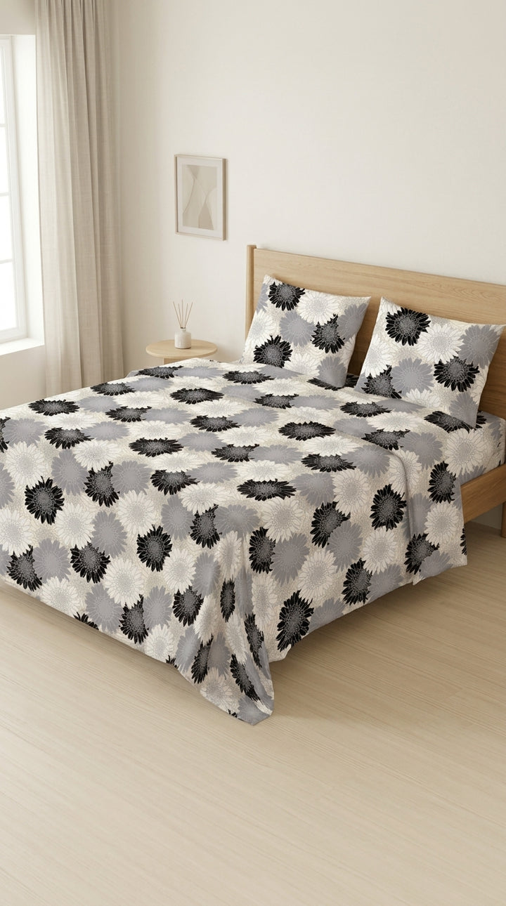 Crystal Cotton Double Bed Sheet HT110807