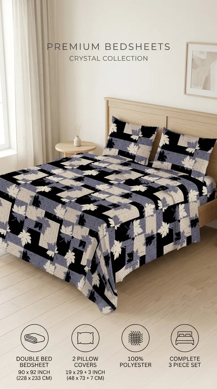 Stylo King Bed Sheet Grey HT116407