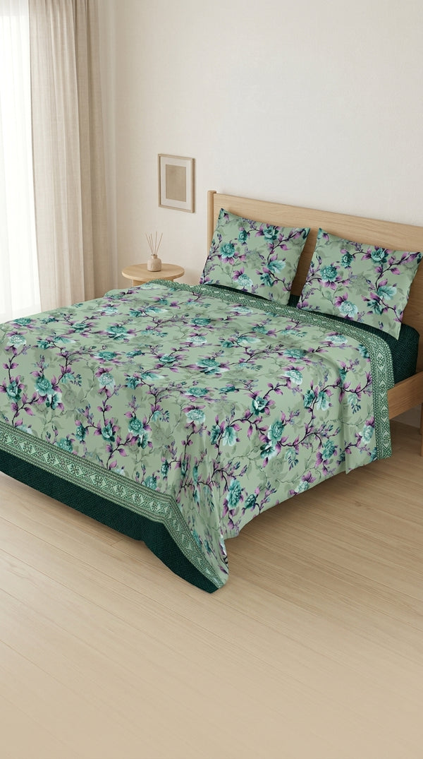 Crystal Cotton King Bed Sheet HT116511
