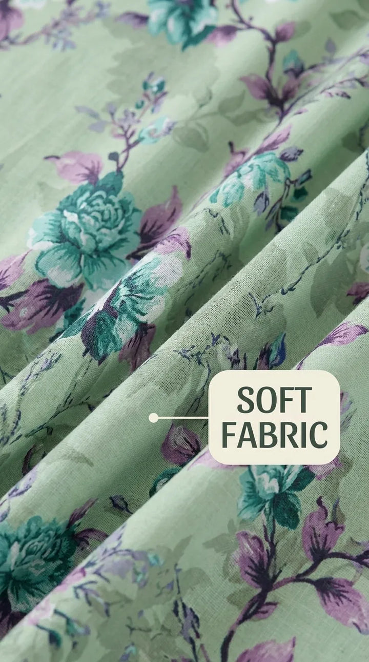 Stylo King Bed Sheet Green HT116511