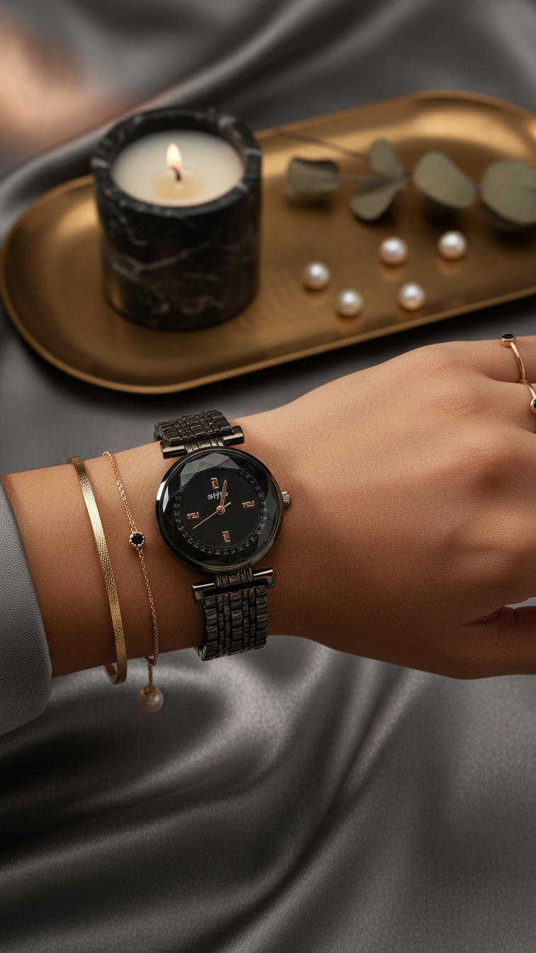 Black LADIES WATCH J33912