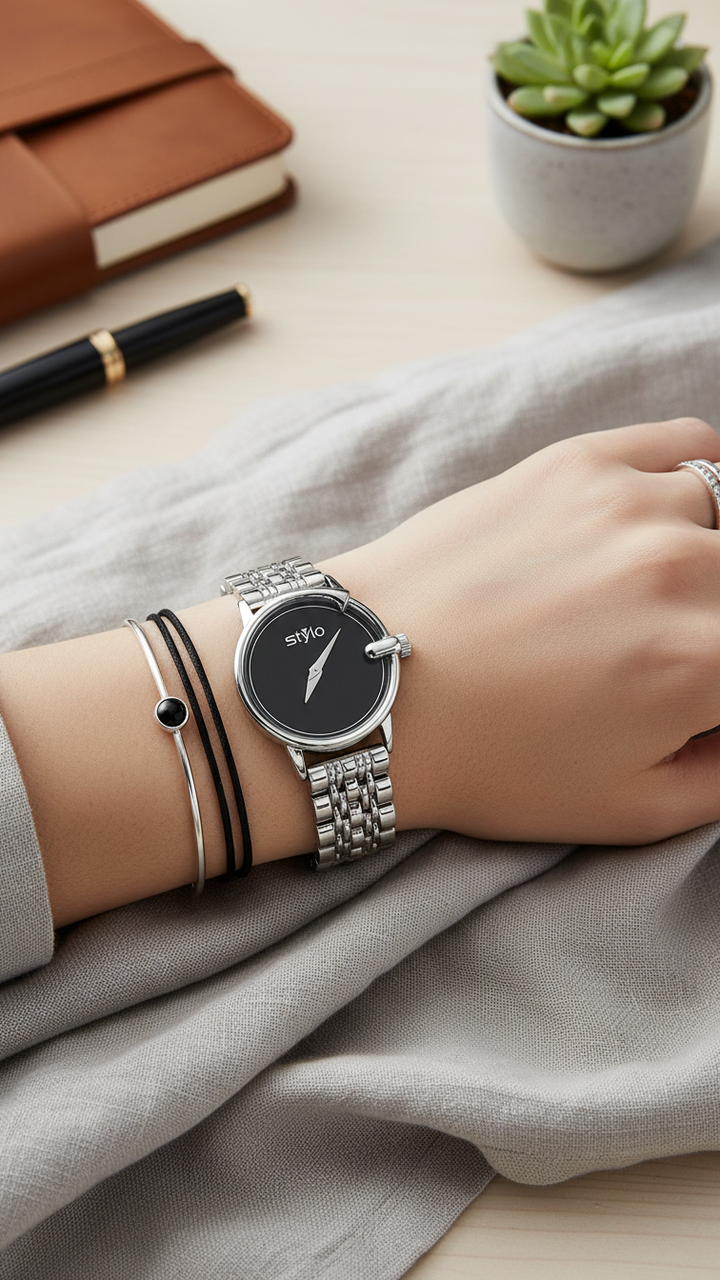SILVER LADIES WATCH J33913