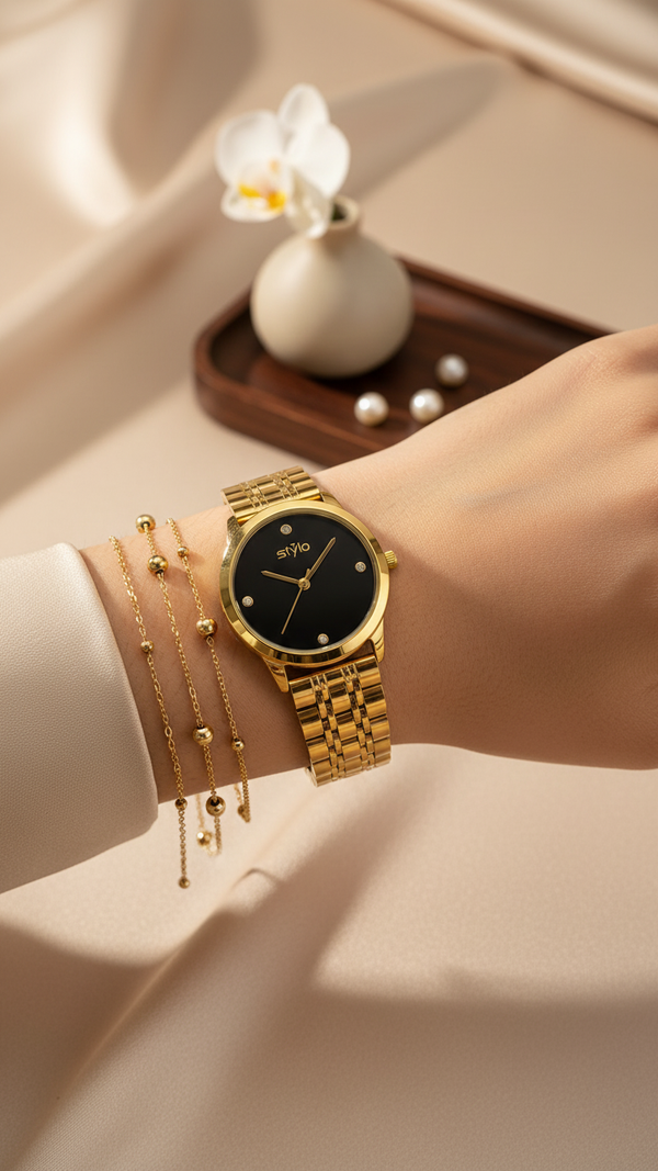 Golden LADIES WATCH J33916