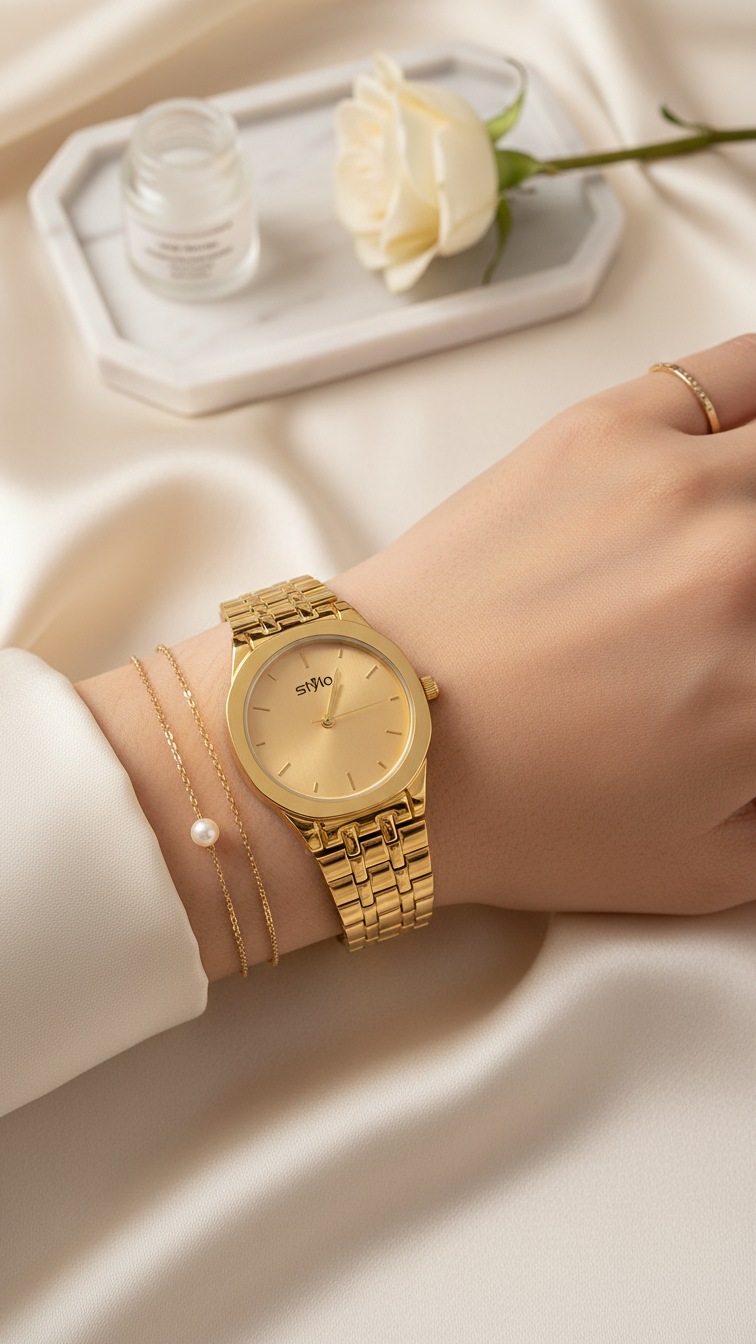 GOLDEN LADIES WATCH J33920