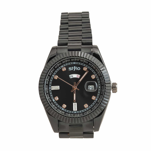 BLACK GENTS WATCH J33927