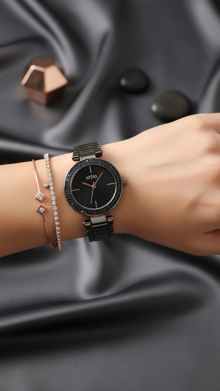 Black Ladies Watch J33930