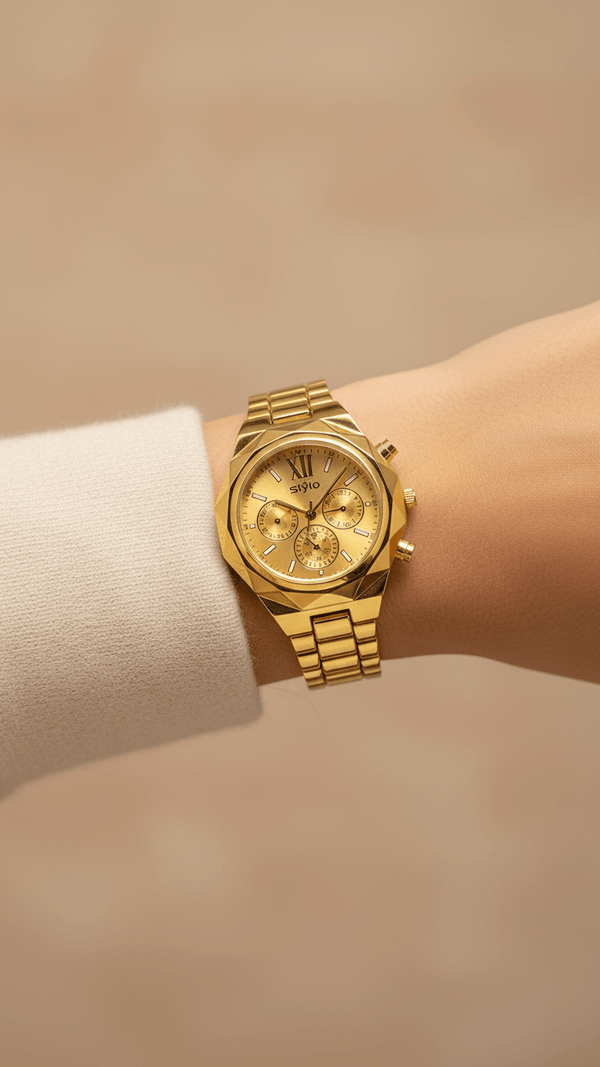 GOLDEN LADIES WATCH J33931