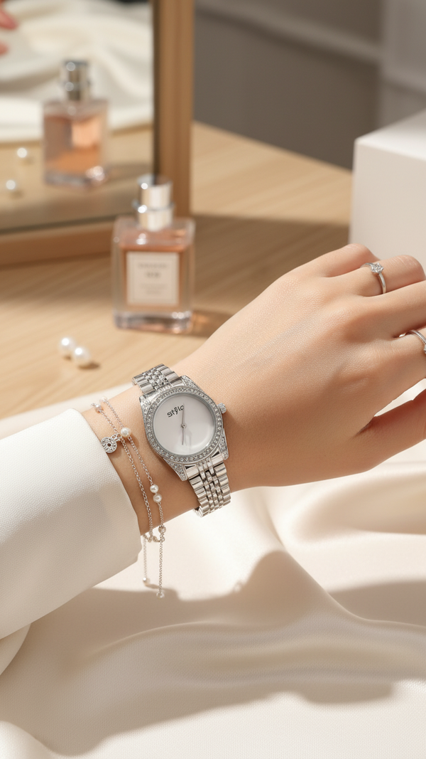 SILVER LADIES WATCH J33933