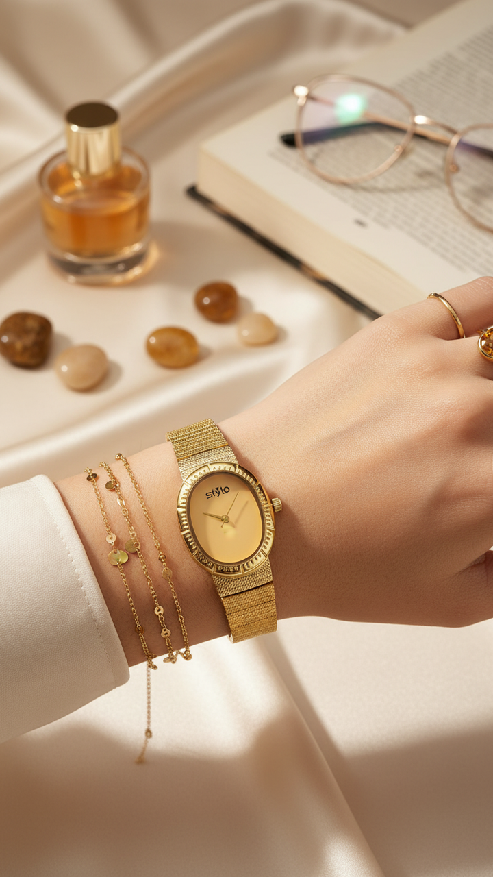 GOLDEN LADIES WATCH J33935