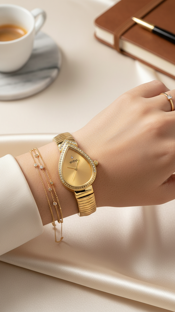 GOLDEN LADIES WATCH J33936