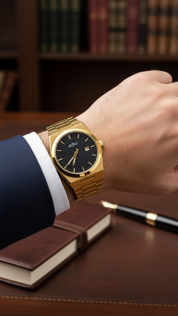 Golden Gents Watch J33974