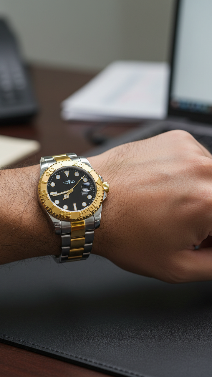 Two Tone Gents Watch J33975