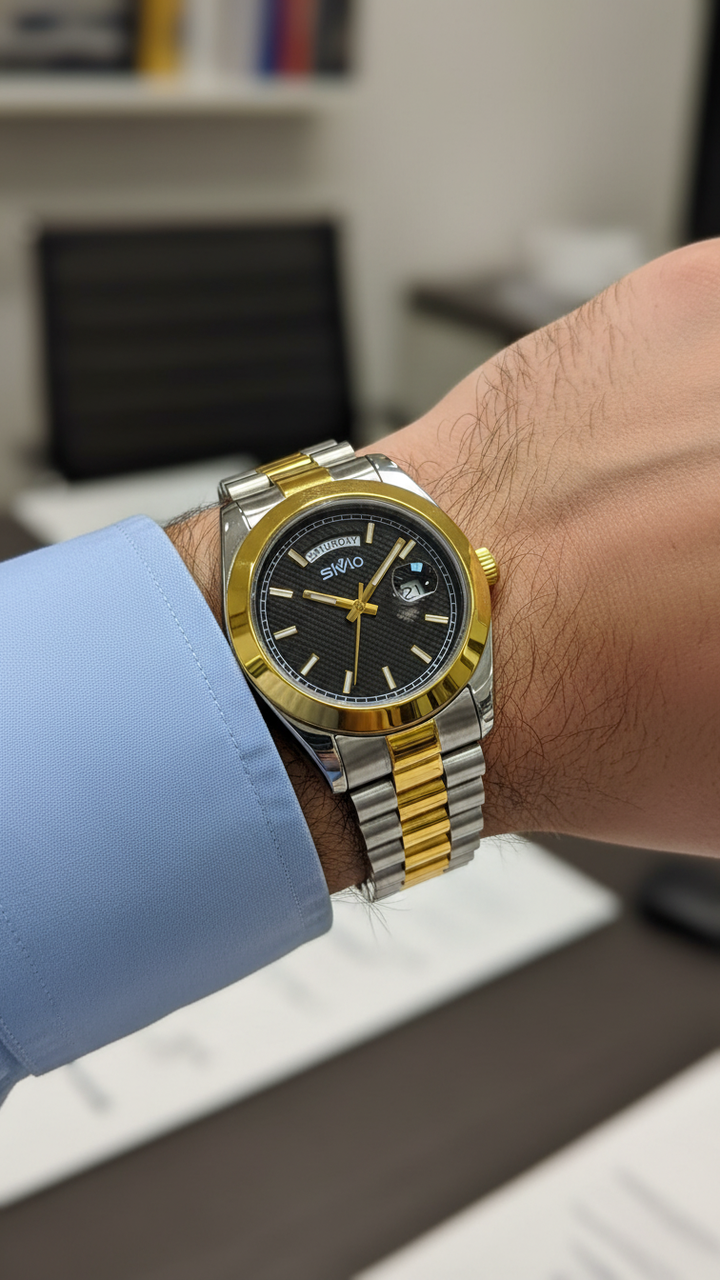 Two Tone Gents Watch J33979