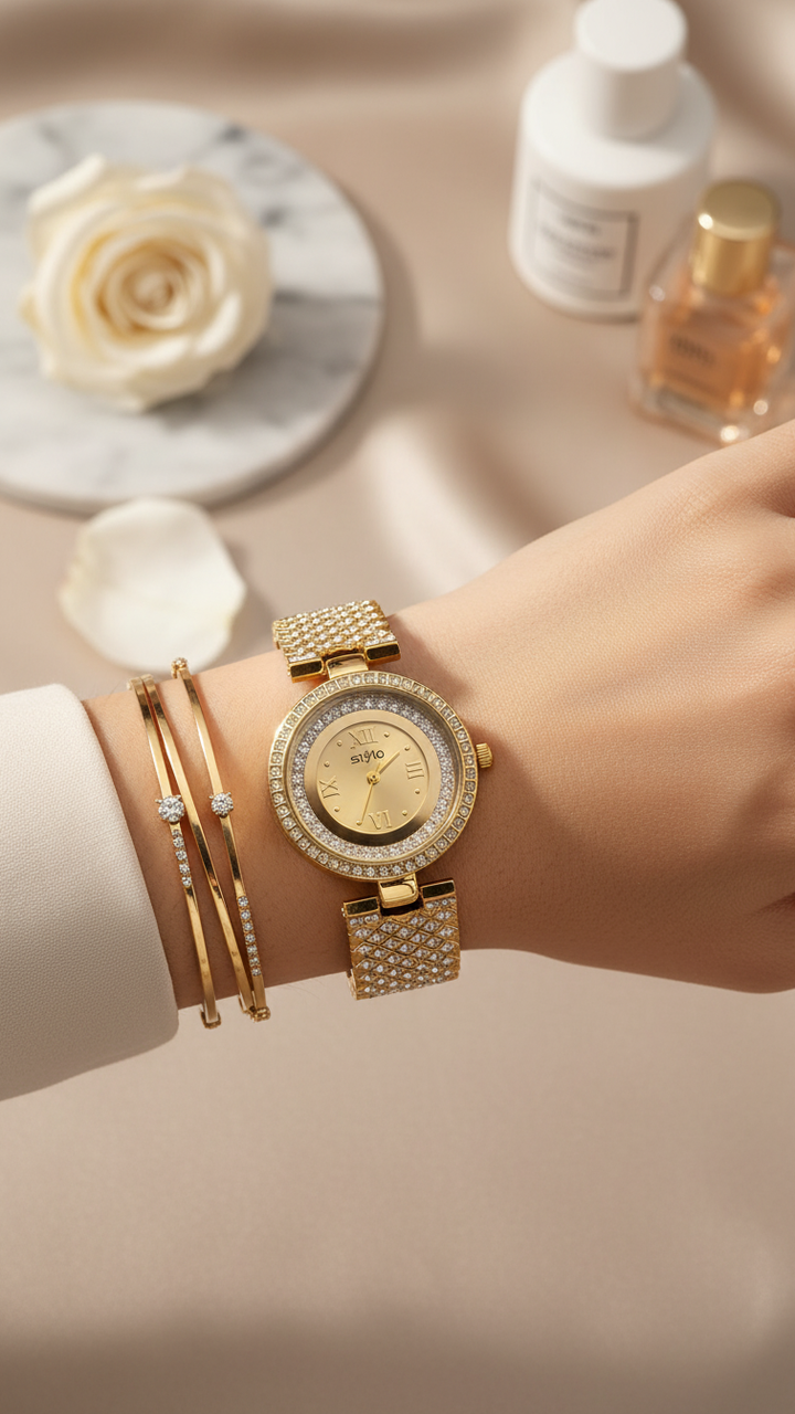 Golden Ladies Watch J34007