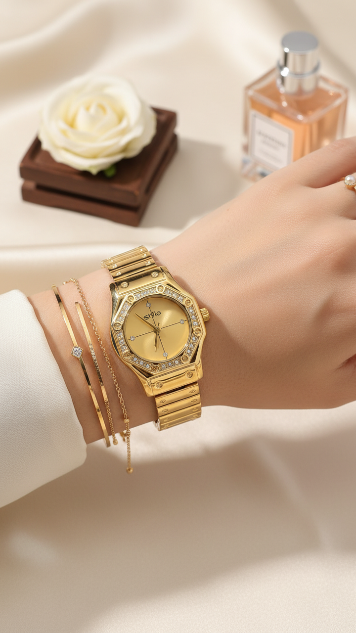 Golden Ladies Watch J34010