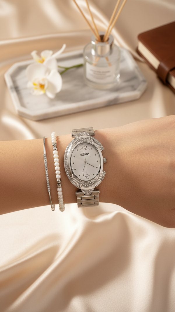 Silver Ladies Watch J34012