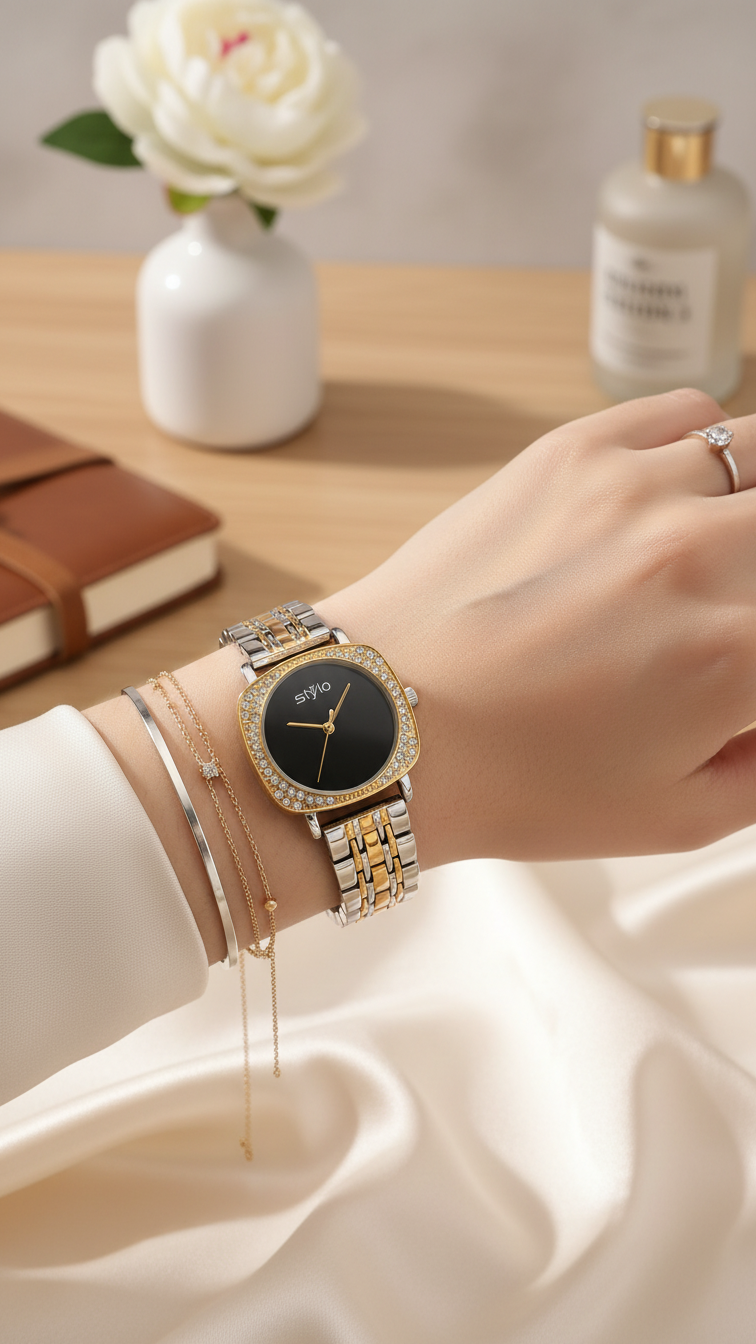 Two Tone Ladies Watch J34014