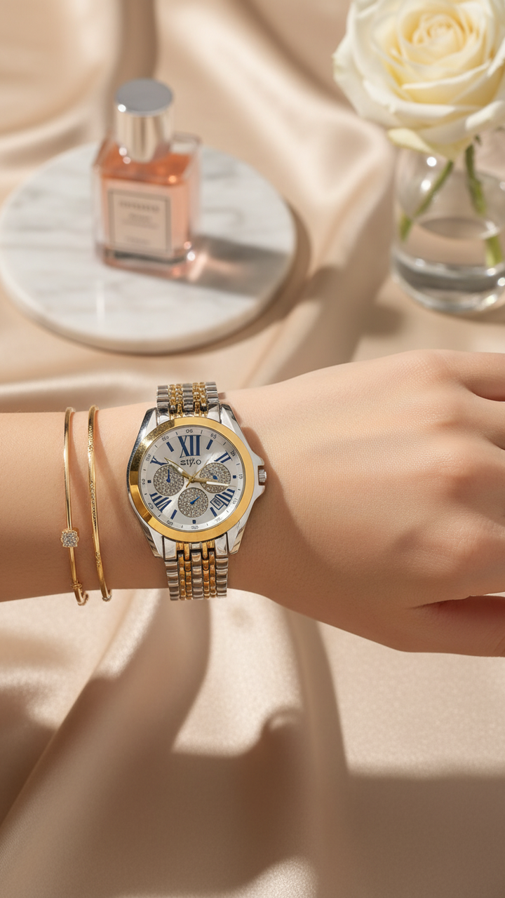 Two Tone Ladies Watch J34023